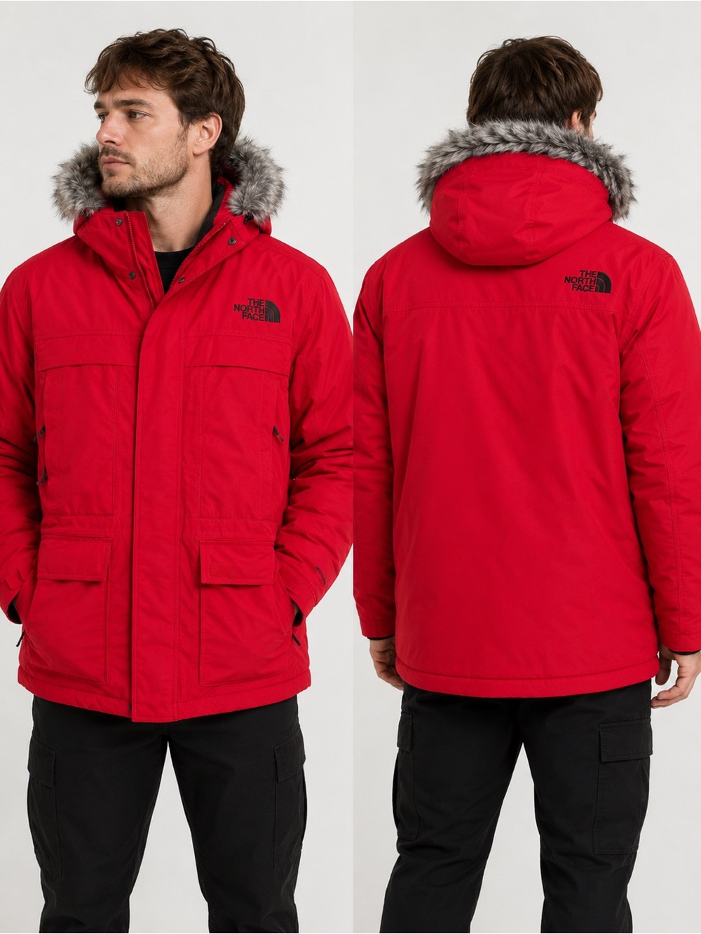 The North Face Men’s Insulated MCMURDO Parka with removable Fur Hood
